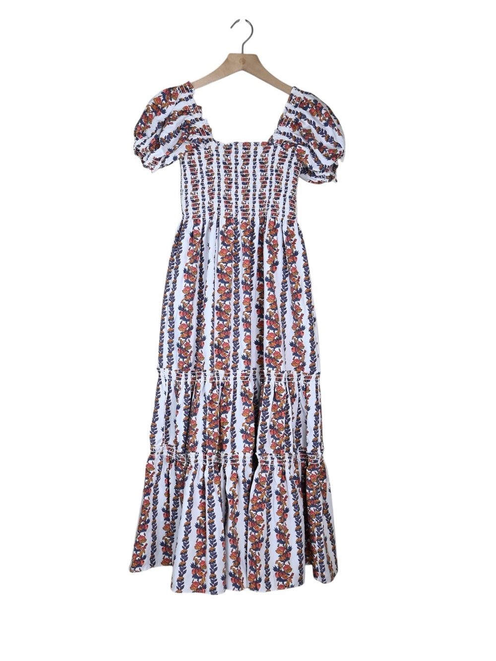 O.P.T. One Pretty Thing Women's M Daphne Floral Smocked Midi Dress NEW